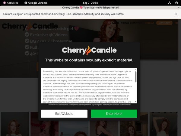 Accounts Cherry-candle.com Free