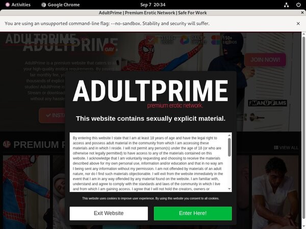 Adultprime Pass Login