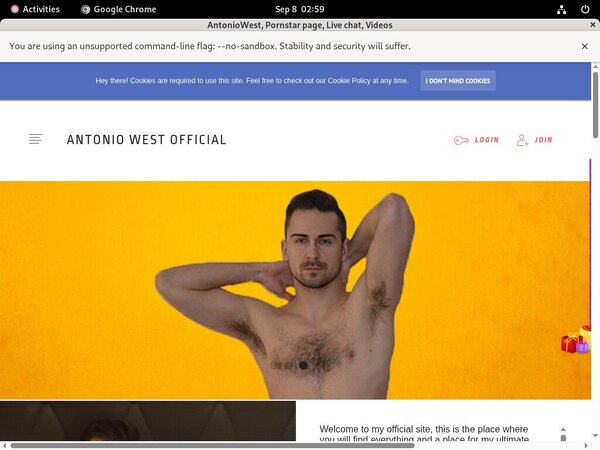 AntonioWest Porno