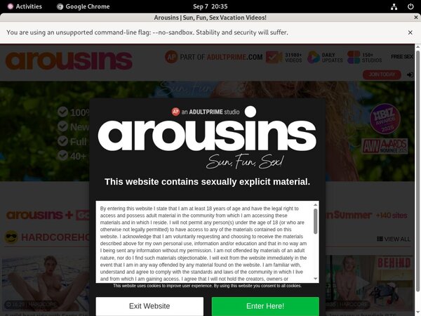 Arousins.com Renew Password
