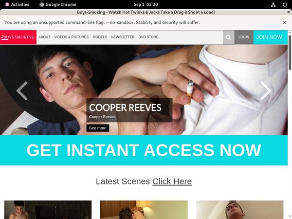 Boys Smoking Free Trial Url