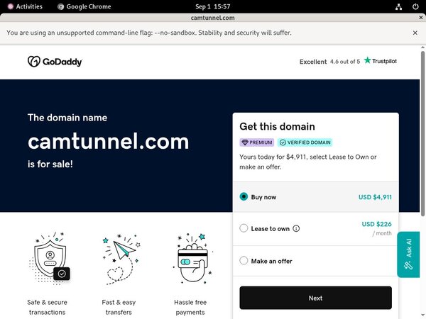 Camtunnel.com Accounts Working