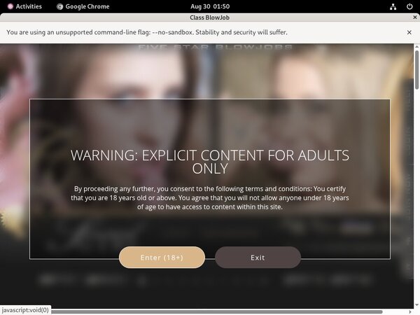 Class Blowjob Website Accounts