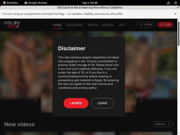 Colbyknox.com Passcode