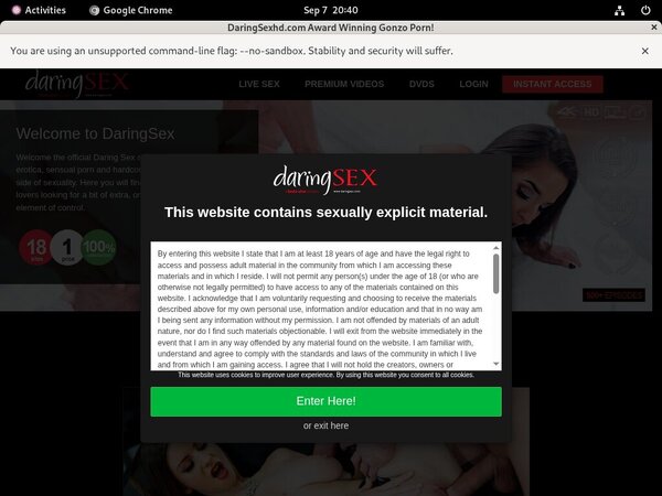 Daring Sex Password Share