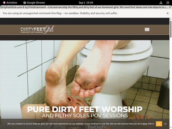 Dirty Feet Girls Account Online