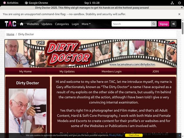 Dirtydoctor Web Site