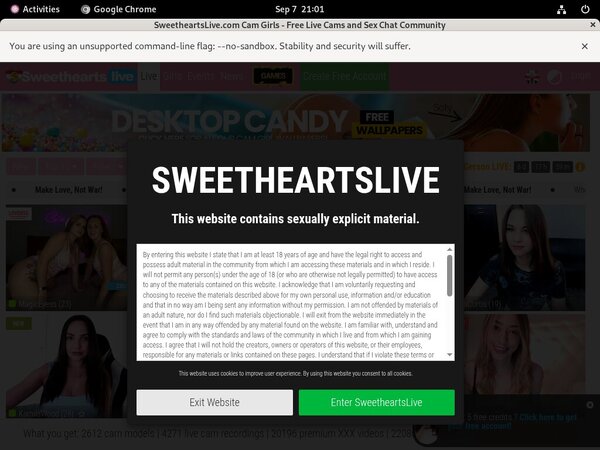 Discount Sweetheartslive Promo Code