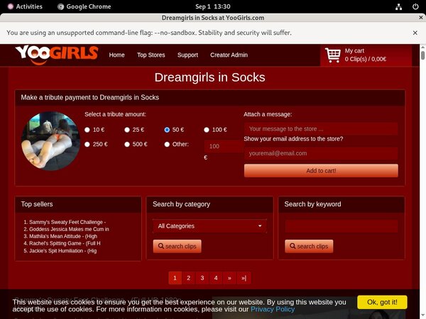 DreamgirlsInSocks Discount Trials DreamgirlsInSocks Discount Trials