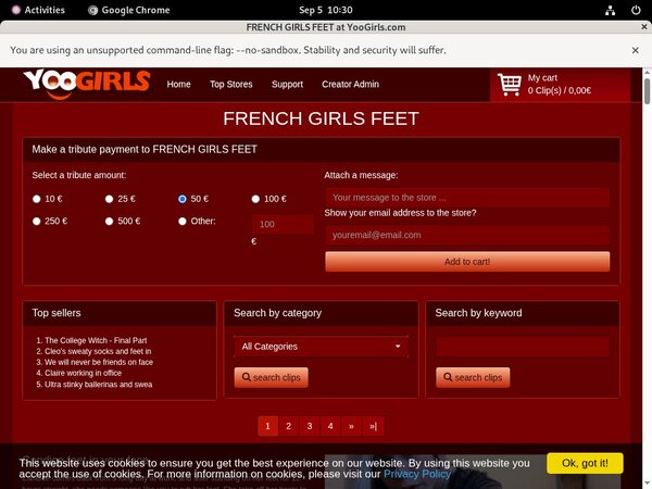 FRENCH GIRLS FEET Membership Discount