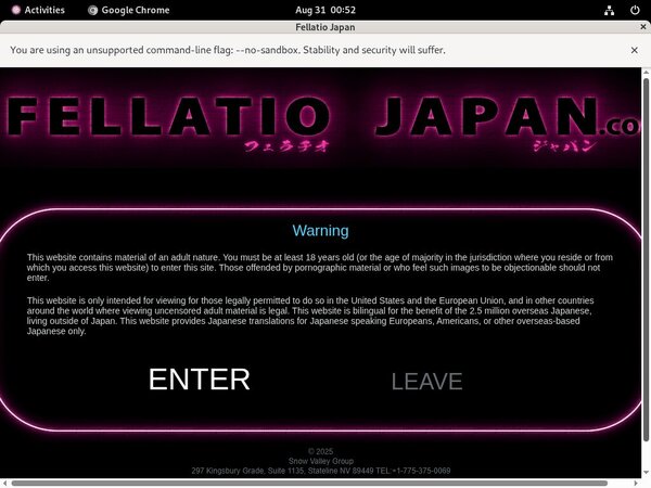 Fellatio Japan Offer