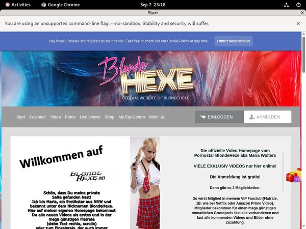 Free BlondeHexe Porn