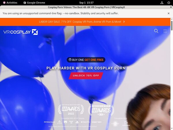 Free VR Cosplay X Membership Trial