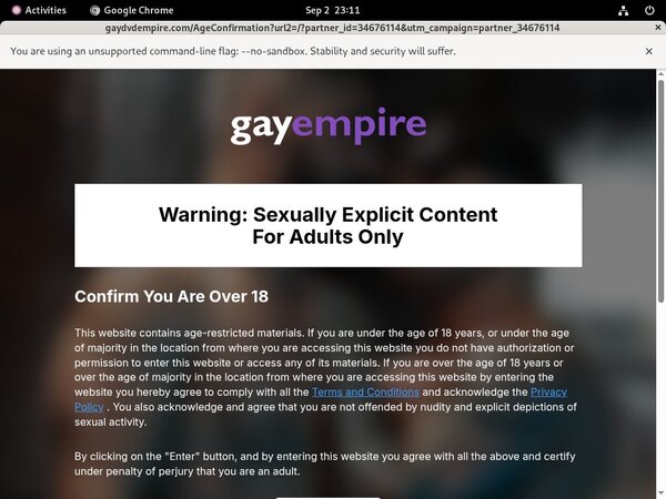 Gay Empire Vxsbill Page