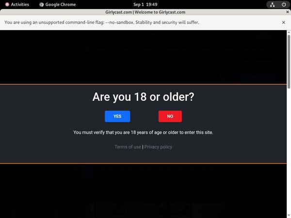 Girlycastshop.com Pro Biller Page