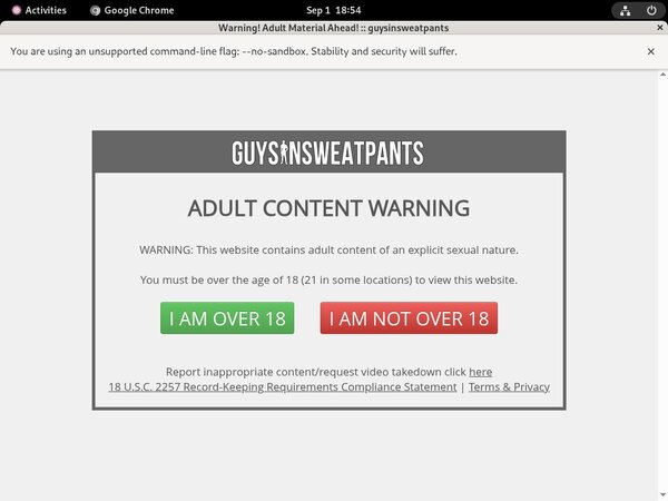 Guysinsweatpants.com Men