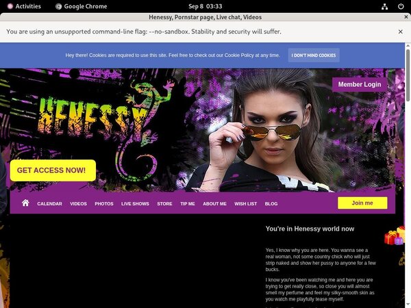 Henessy Porn Discount