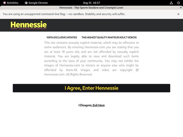 Hennessie Trial Offers