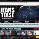 Jeans Tease Footjob