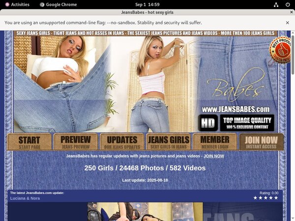 Jeansbabes.com Accept Paypal