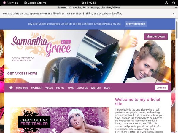Join SamanthaGraceLive Free