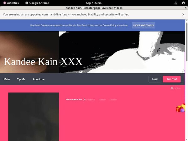 Kandee Kain Account Info