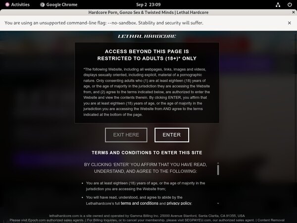 Lethal Hardcore Tube