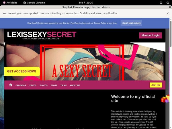 Lexissexysecret.modelcentro.com Site Reviews