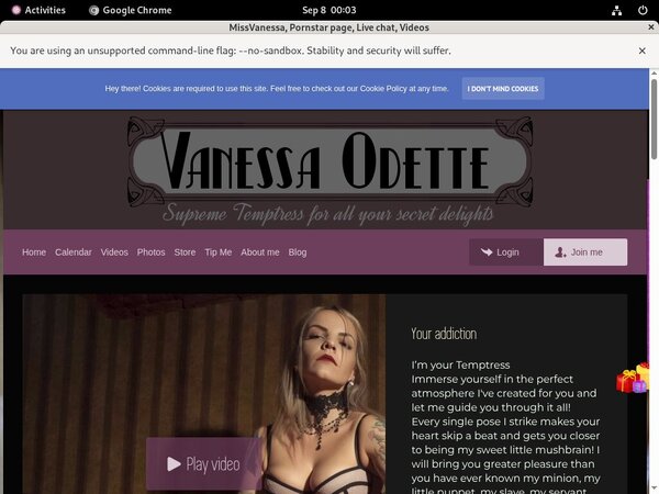 MissVanessa With Gift Card