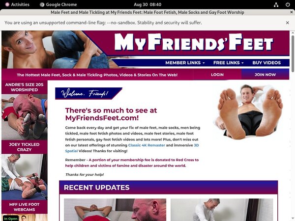 Myfriendsfeet Discount Membership