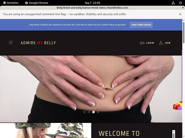 Nude Bellies Discount Password