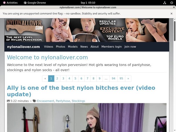 Nylonallover.com Trial Cost