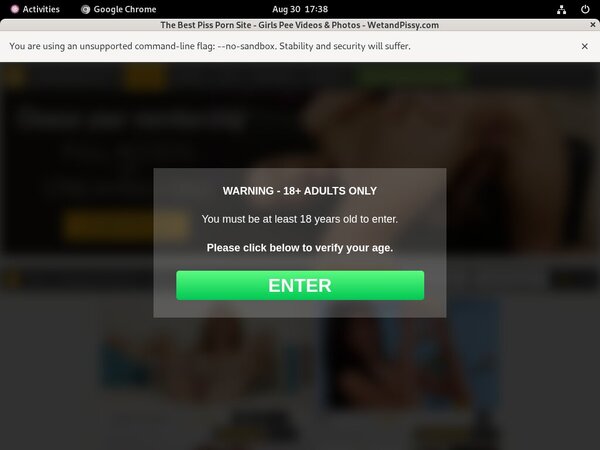 Password For Wet And Pissy