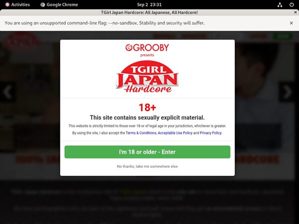 Promo TGirl Japan Hardcore Free Trial
