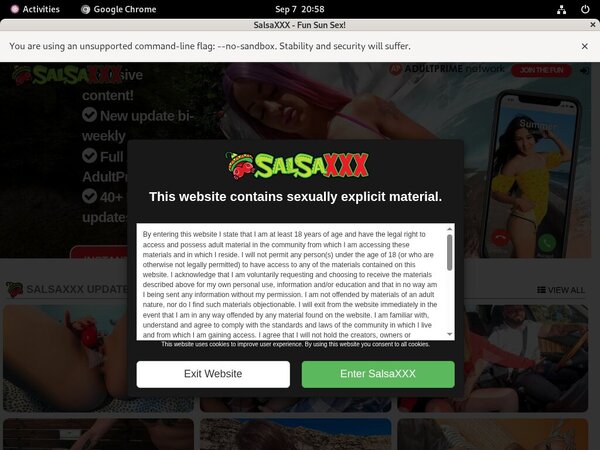 Salsa XXX Bankeinzug