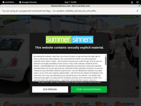 Summersinners.com Join With SMS Summersinners.com Join With SMS