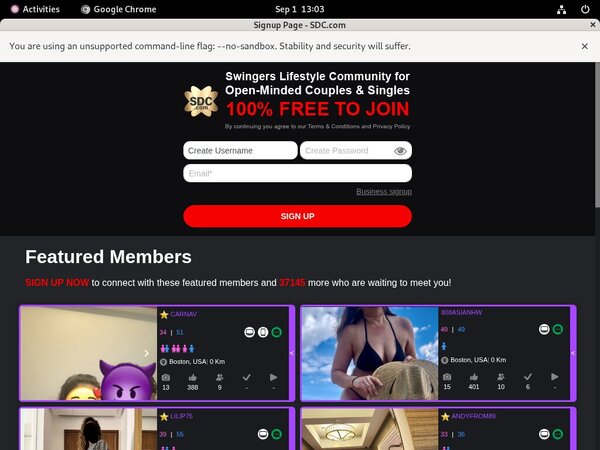 Swingersdateclub Trial Offers