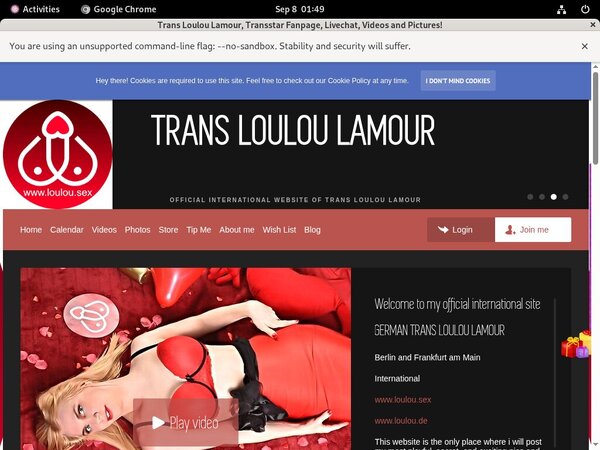 Trans Loulou Lamour Sconto