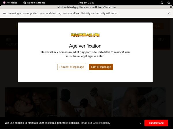 Univers Black Gratuite