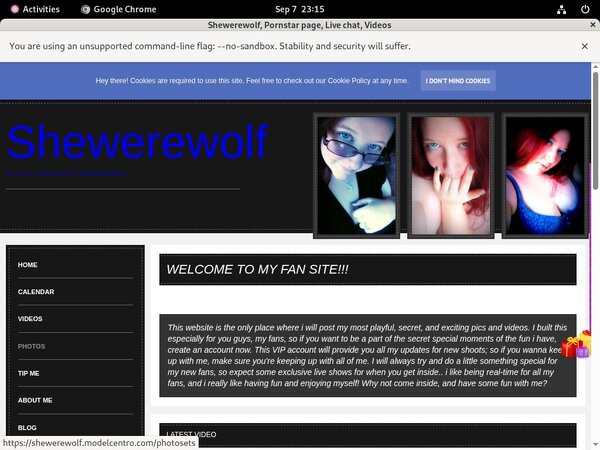 Www Shewerewolf.modelcentro.com