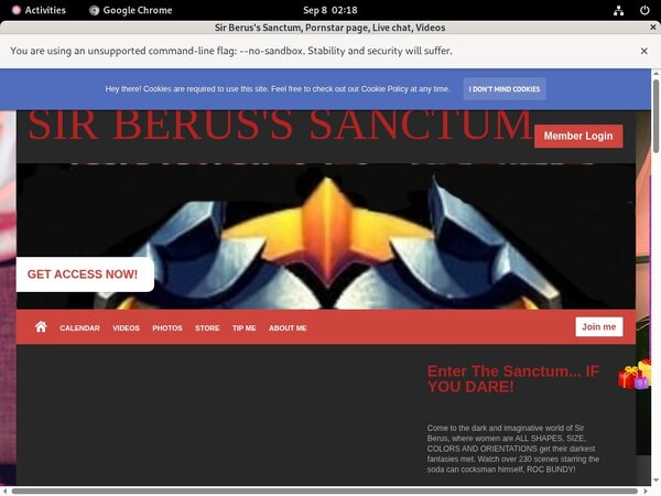 Sir Berus's Sanctum Free Tour Sir Berus's Sanctum Free Tour