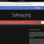 SoAmayzing With No Credit Card