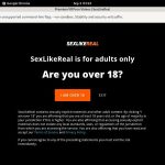 Try Sex Like Real Discount